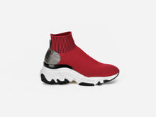 pregis ryder red sock oversized runner sneaker made in Portugal