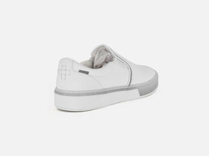 pregis lang white leather cupsole sneakers made in Portugal