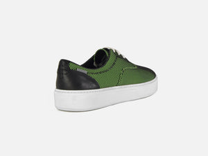 pregis wing green mesh cupsole sneakers made in Portugal